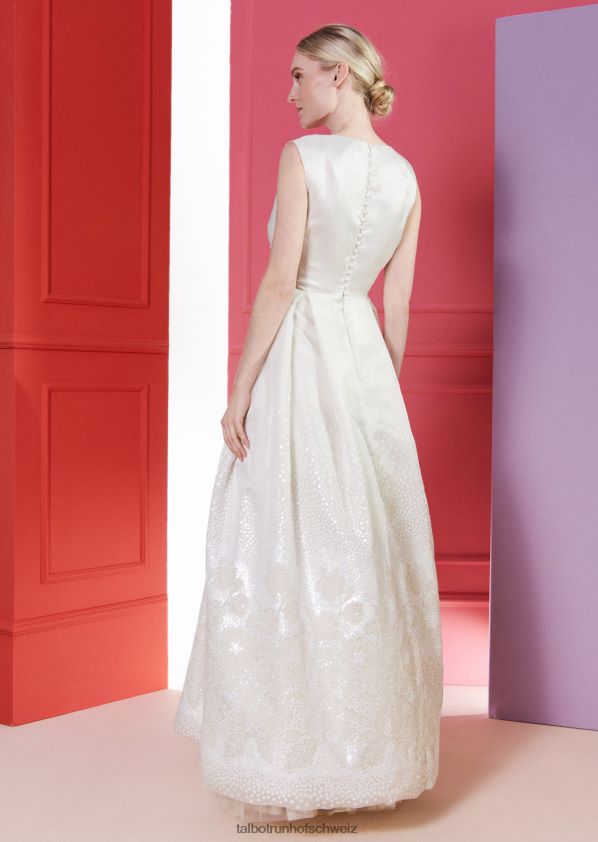 8NNJJV379 Kleidung Elfenbein Frauen Talbot Runhof Brautkleid godleik1