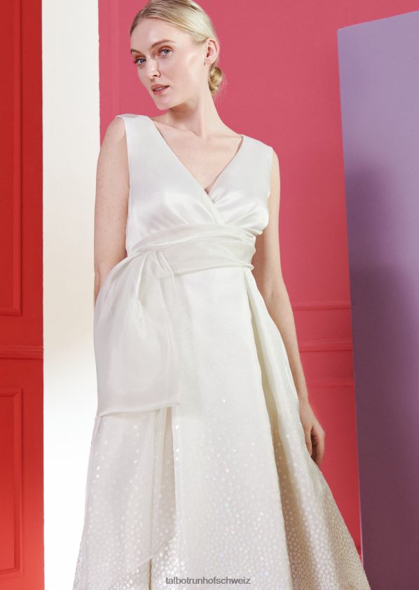 8NNJJV379 Kleidung Elfenbein Frauen Talbot Runhof Brautkleid godleik1