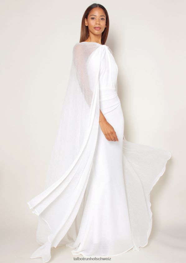 8NNJJV382 Kleidung Weiß Frauen Talbot Runhof Abendkleid coppelia3