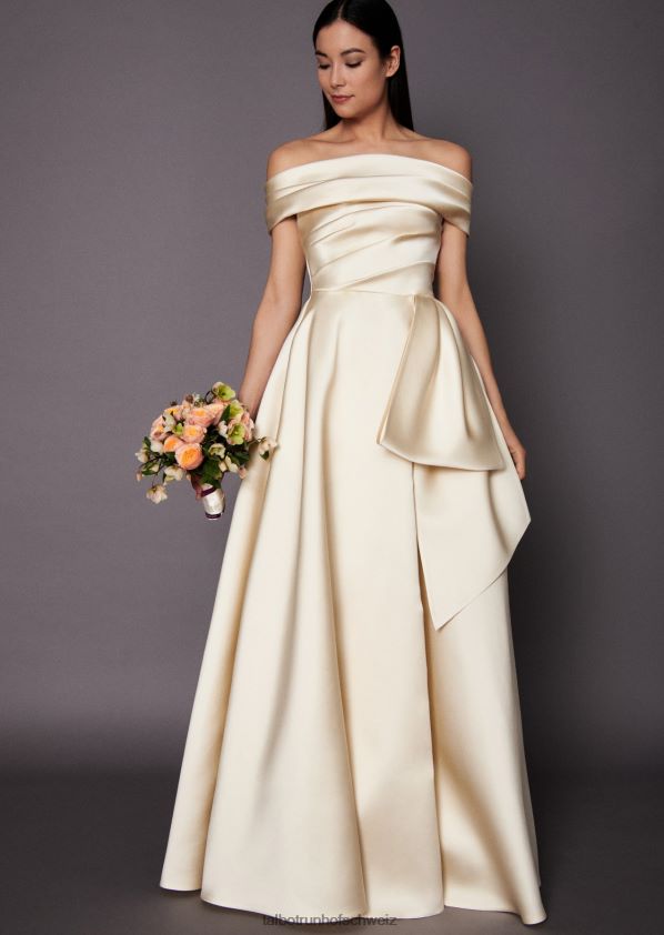 8NNJJV384 Kleidung Elfenbeinweiß Frauen Talbot Runhof Hochzeitskleid cordero1
