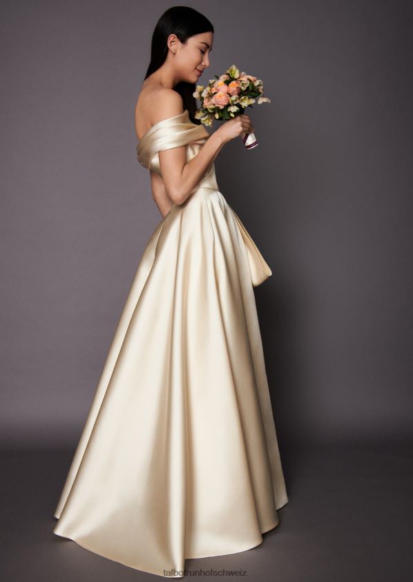 8NNJJV384 Kleidung Elfenbeinweiß Frauen Talbot Runhof Hochzeitskleid cordero1