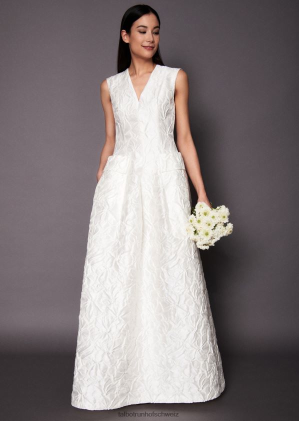 8NNJJV389 Kleidung Weiß Frauen Talbot Runhof Hochzeitskleid momo20