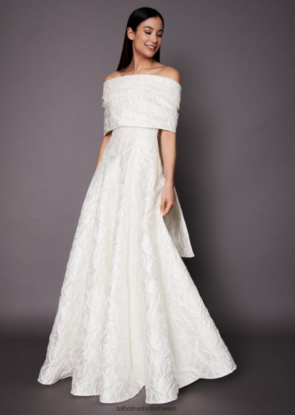 8NNJJV391 Kleidung Weiß Frauen Talbot Runhof Hochzeitskleid Colatina1
