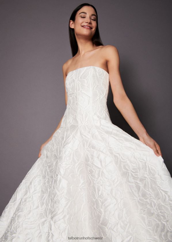 8NNJJV391 Kleidung Weiß Frauen Talbot Runhof Hochzeitskleid Colatina1