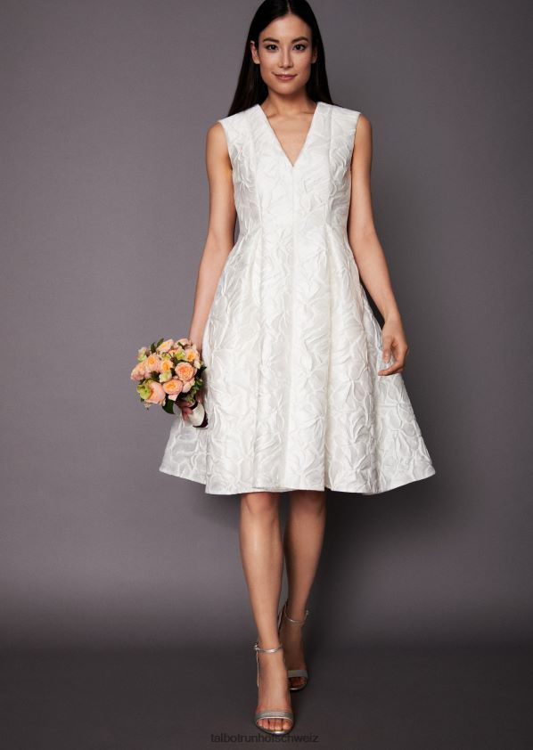 8NNJJV393 Kleidung Weiß Frauen Talbot Runhof Hochzeitskleid Torin9