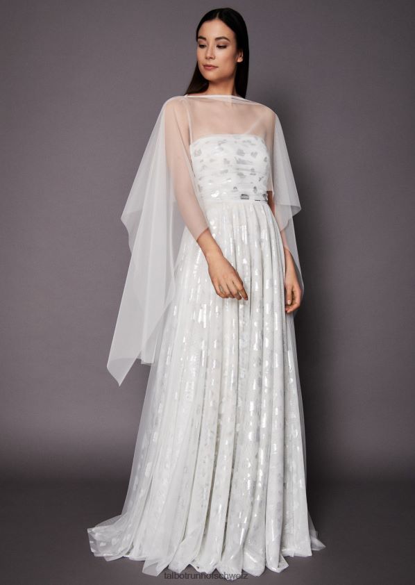 8NNJJV395 Kleidung Weiß Frauen Talbot Runhof Poncho cia3