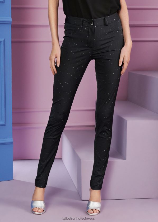 8NNJJV327 Kleidung Schwarz Frauen Talbot Runhof Hose Filipa6