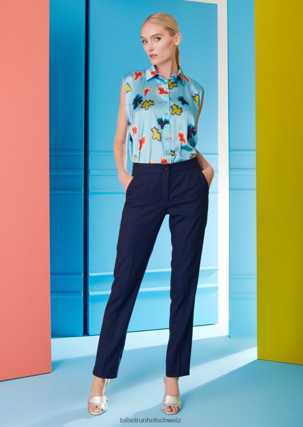 8NNJJV329 Kleidung Mitternachtsblau Frauen Talbot Runhof Hosen hit13