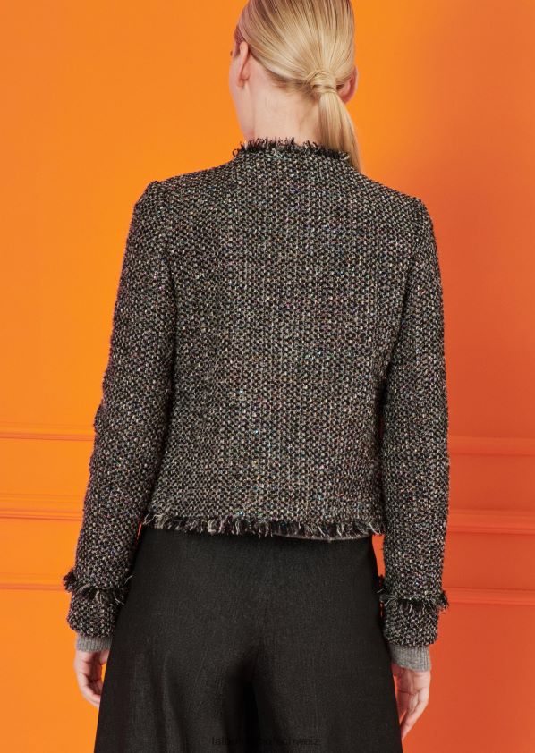 8NNJJV349 Kleidung Schwarz Frauen Talbot Runhof Jacke kusmi2