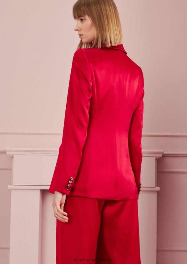 8NNJJV352 Kleidung Scharlachrot Frauen Talbot Runhof Jacke Burch1