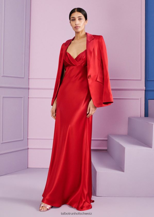 8NNJJV352 Kleidung Scharlachrot Frauen Talbot Runhof Jacke Burch1