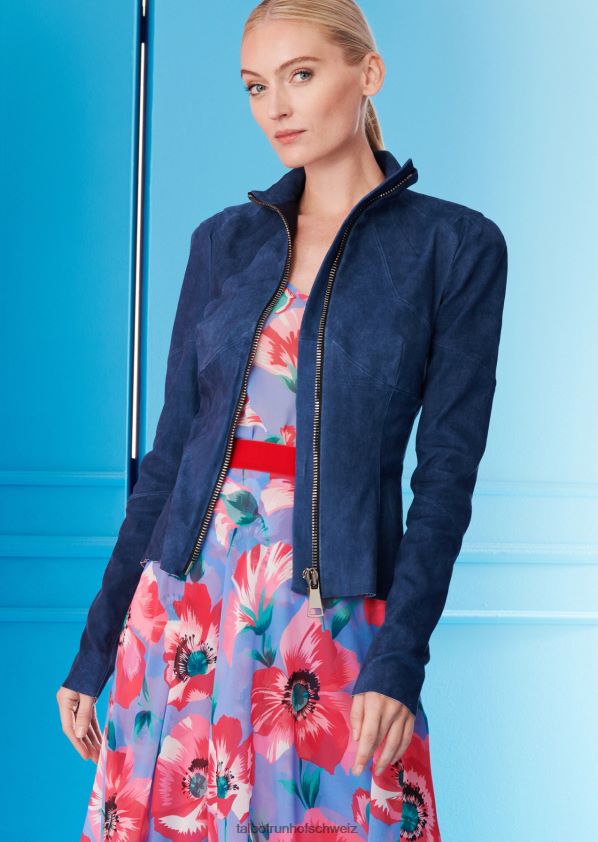 8NNJJV358 Kleidung Indigo Blau Frauen Talbot Runhof Jacke Fusion1