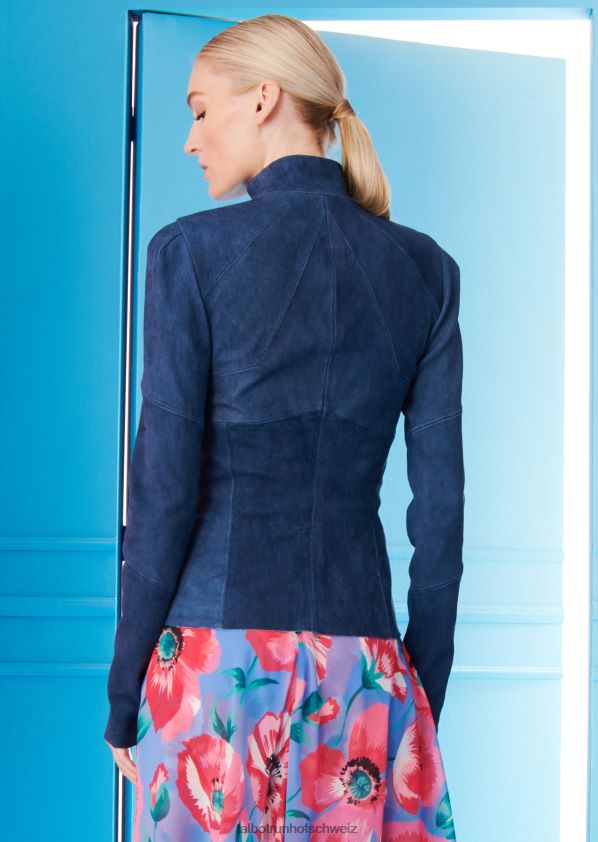 8NNJJV358 Kleidung Indigo Blau Frauen Talbot Runhof Jacke Fusion1