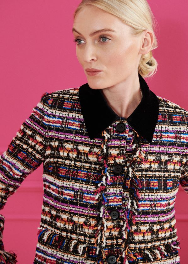 8NNJJV365 Kleidung Schwarz Frauen Talbot Runhof Jacke hulda1