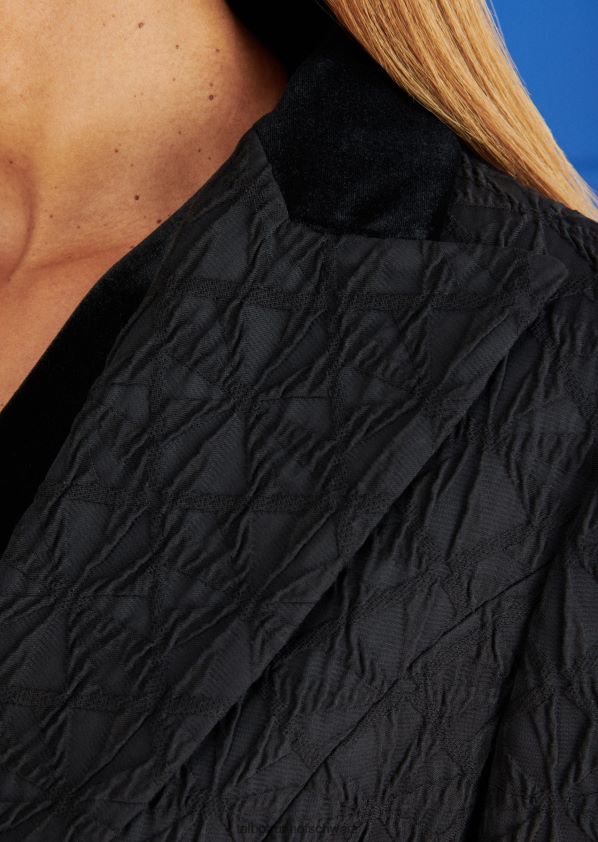 8NNJJV366 Kleidung Schwarz Frauen Talbot Runhof Jacke Rush5
