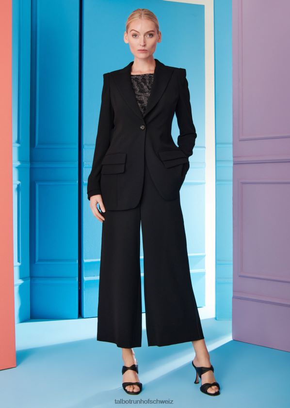 8NNJJV373 Kleidung Schwarz Frauen Talbot Runhof Blazer Rush3