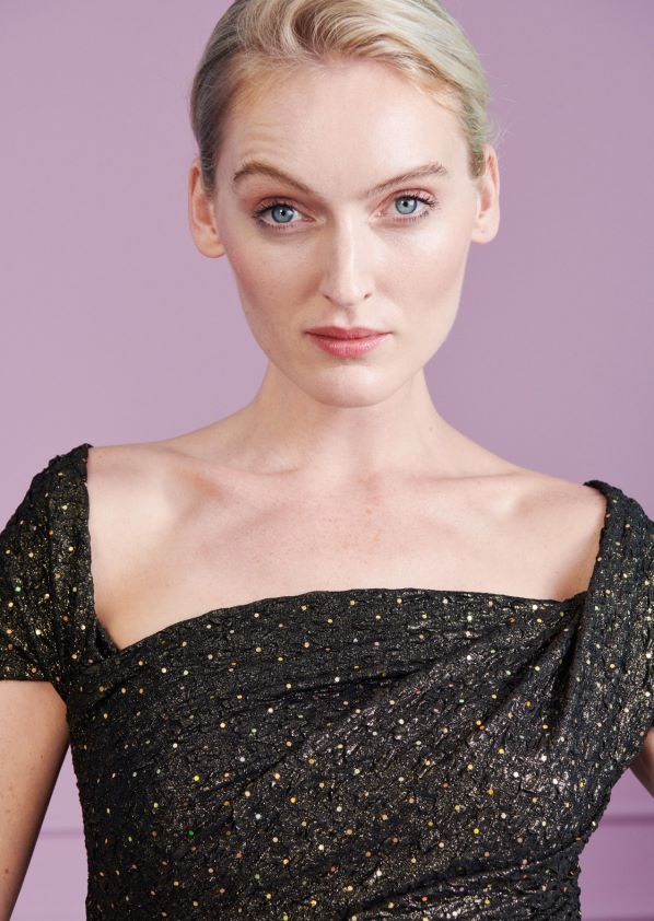 8NNJJV150 Kleidung Bronze Frauen Talbot Runhof Cocktailkleid Donavan6