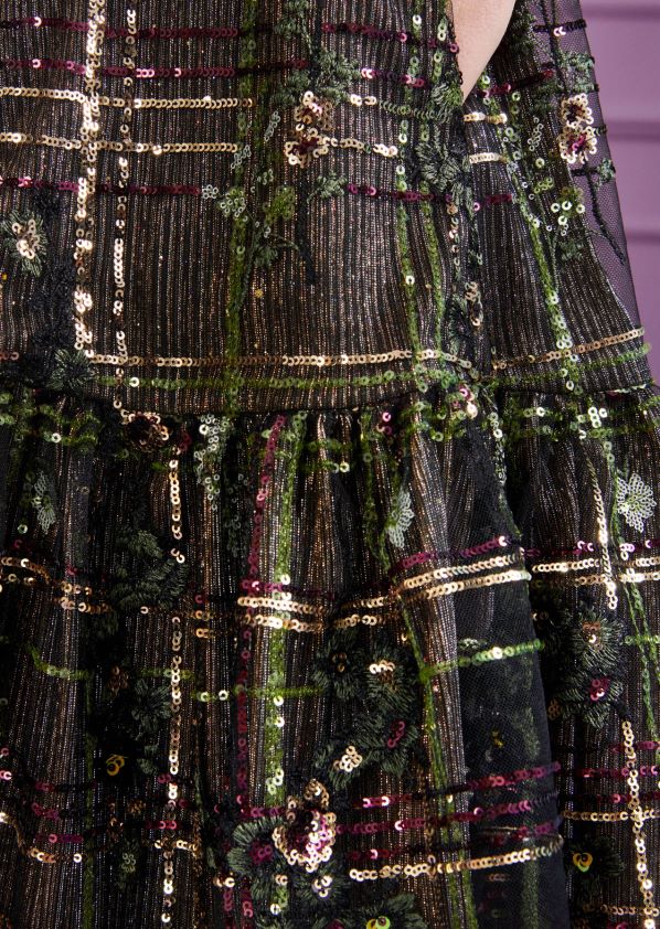 8NNJJV151 Kleidung jägergrün Frauen Talbot Runhof Cocktailkleid Fontelina9