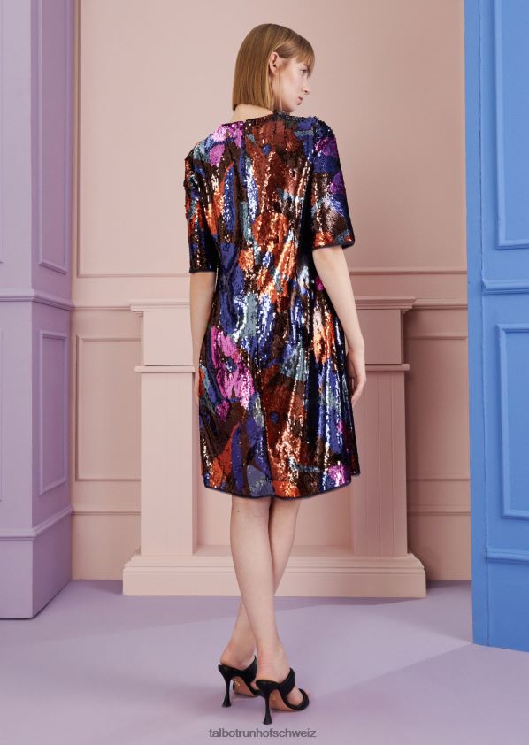 8NNJJV158 Kleidung Mehrfarbig Frauen Talbot Runhof Cocktailkleid rogar16