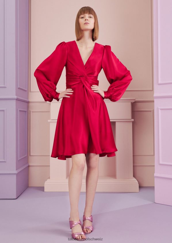 8NNJJV161 Kleidung Scharlachrot Frauen Talbot Runhof Cocktailkleid golambini13