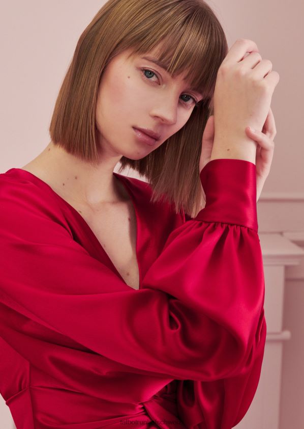 8NNJJV161 Kleidung Scharlachrot Frauen Talbot Runhof Cocktailkleid golambini13