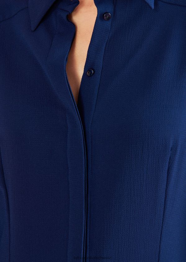 8NNJJV164 Kleidung königliches Marineblau Frauen Talbot Runhof Tageskleid dobino1