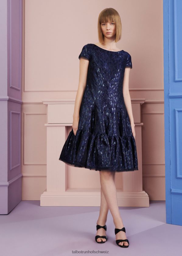 8NNJJV171 Kleidung königliches Marineblau Frauen Talbot Runhof Cocktailkleid Fontelina11