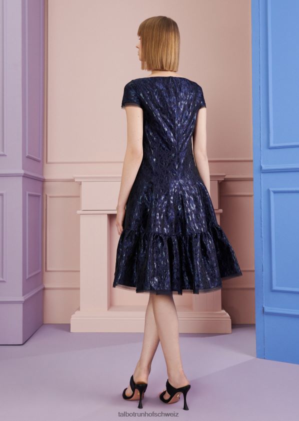 8NNJJV171 Kleidung königliches Marineblau Frauen Talbot Runhof Cocktailkleid Fontelina11