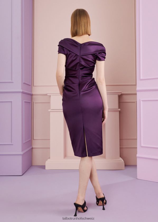 8NNJJV175 Kleidung Weinrot Frauen Talbot Runhof Cocktailkleid Donavan5