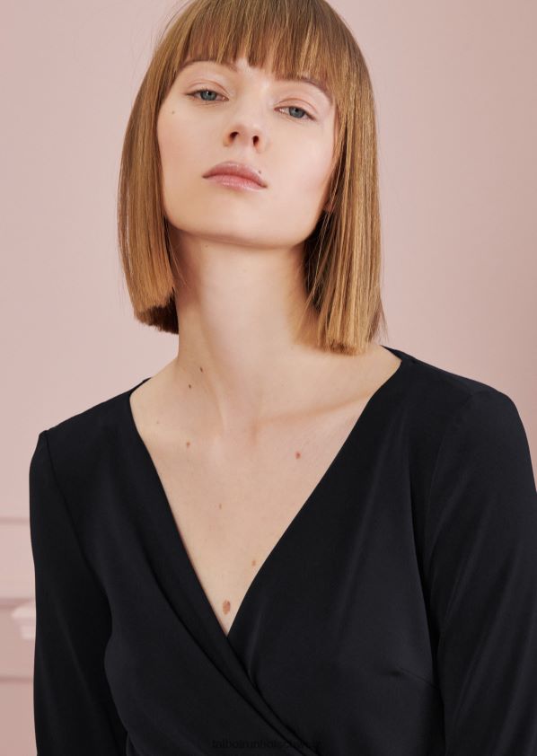 8NNJJV179 Kleidung Schwarz Frauen Talbot Runhof Cocktailkleid gomyway2