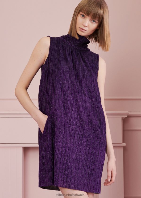 8NNJJV181 Kleidung Glyzinienrosa Frauen Talbot Runhof Minikleid donroy9