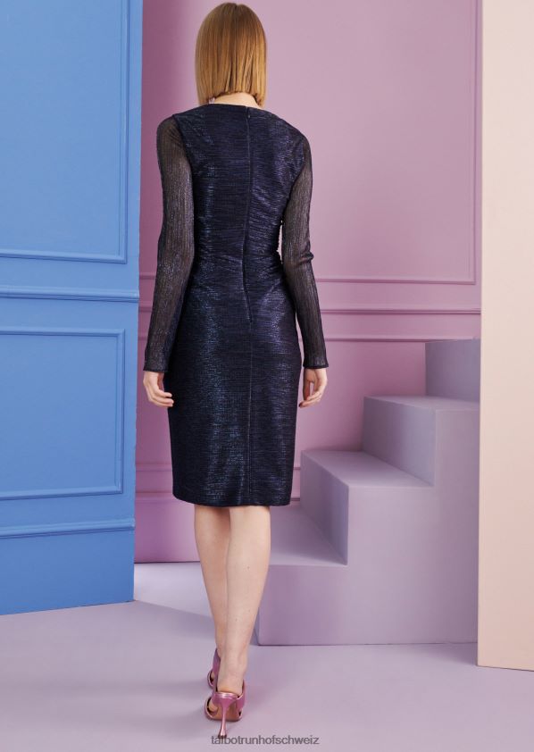 8NNJJV182 Kleidung nautisches Blau Frauen Talbot Runhof Cocktailkleid koronis1