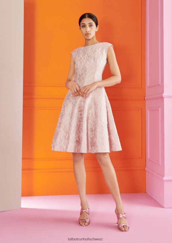 8NNJJV201 Kleidung Marmorrose Frauen Talbot Runhof Cocktailkleid Korbut22