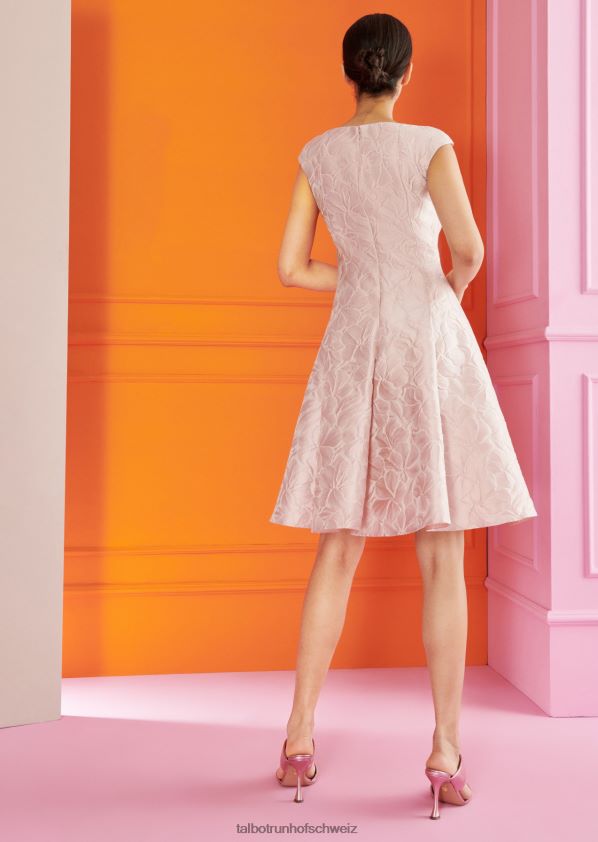 8NNJJV201 Kleidung Marmorrose Frauen Talbot Runhof Cocktailkleid Korbut22