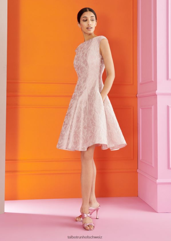 8NNJJV201 Kleidung Marmorrose Frauen Talbot Runhof Cocktailkleid Korbut22