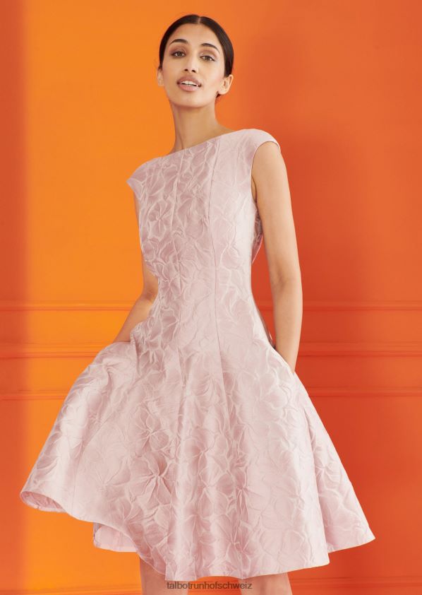 8NNJJV201 Kleidung Marmorrose Frauen Talbot Runhof Cocktailkleid Korbut22