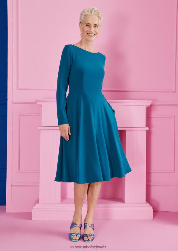 8NNJJV202 Kleidung Galapagosblau Frauen Talbot Runhof Tageskleid coswig6