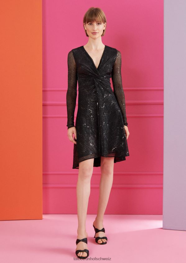 8NNJJV211 Kleidung Schwarz Frauen Talbot Runhof Cocktailkleid Golambini6