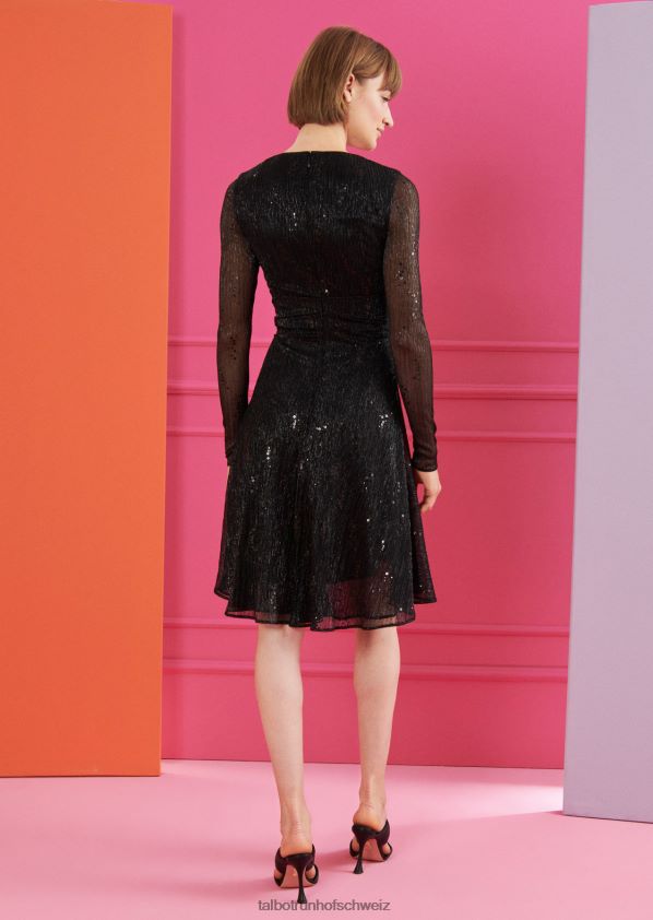 8NNJJV211 Kleidung Schwarz Frauen Talbot Runhof Cocktailkleid Golambini6