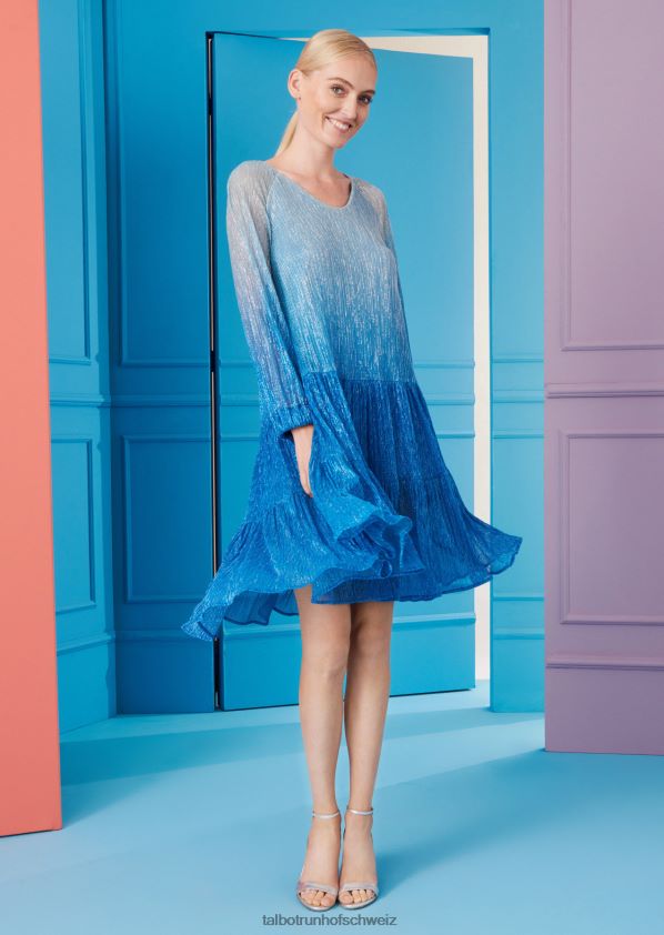 8NNJJV212 Kleidung Türkisblau Frauen Talbot Runhof Cocktailkleid hokono1