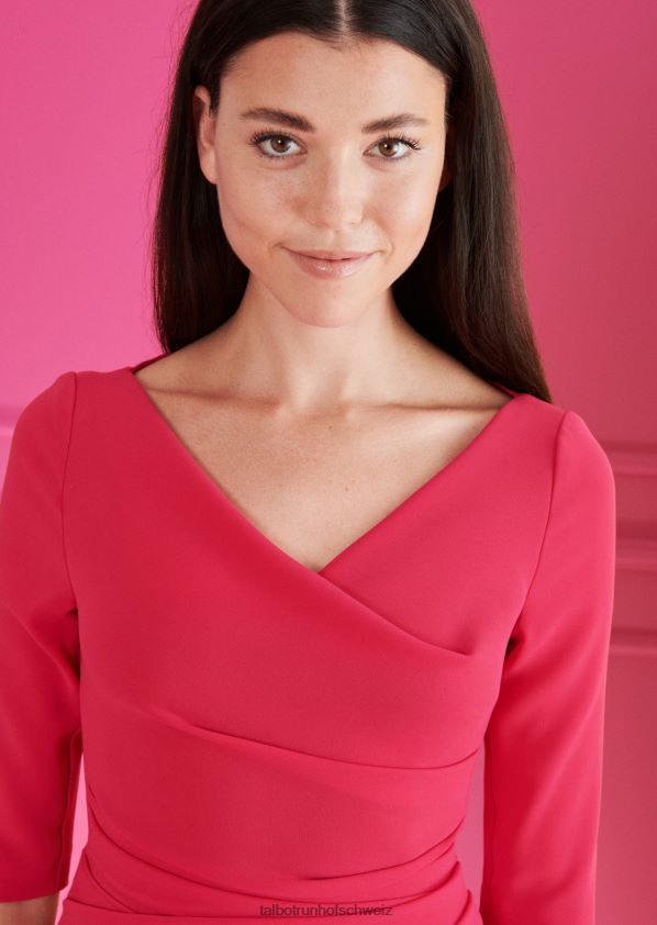 8NNJJV224 Kleidung Begonie rosa Frauen Talbot Runhof Tageskleid Komoe4
