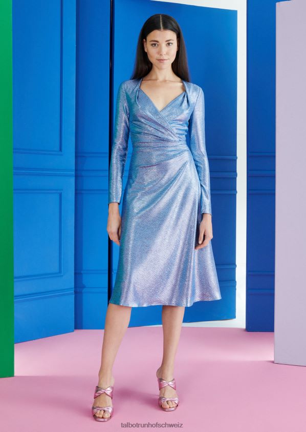 8NNJJV229 Kleidung Elektrisches Blau Frauen Talbot Runhof Cocktailkleid dofina5