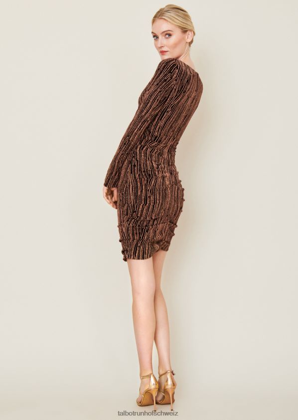 8NNJJV238 Kleidung Kupfer Frauen Talbot Runhof Minikleid gombo1