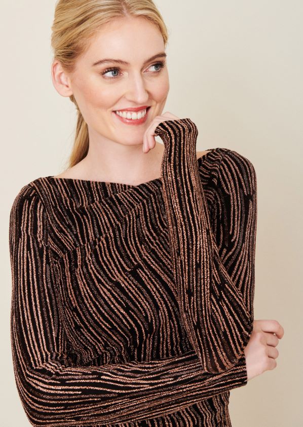 8NNJJV238 Kleidung Kupfer Frauen Talbot Runhof Minikleid gombo1