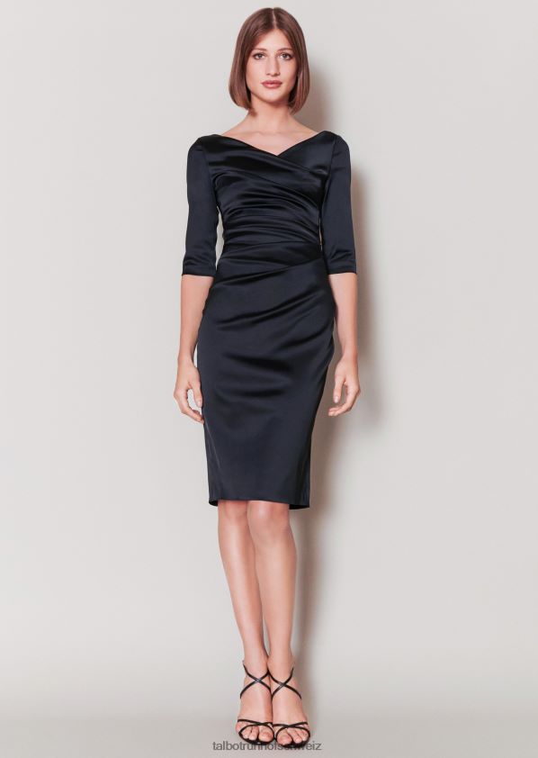 8NNJJV242 Kleidung Schwarz Frauen Talbot Runhof Cocktailkleid Komoe3
