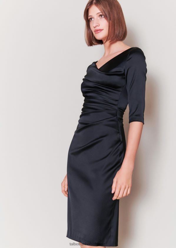 8NNJJV242 Kleidung Schwarz Frauen Talbot Runhof Cocktailkleid Komoe3