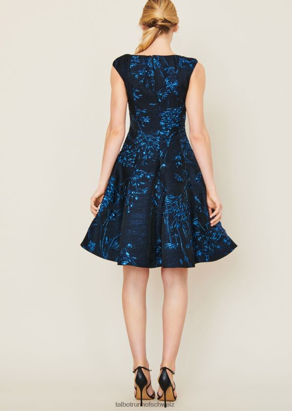 8NNJJV248 Kleidung Enzianblau Frauen Talbot Runhof Cocktailkleid Korbut10
