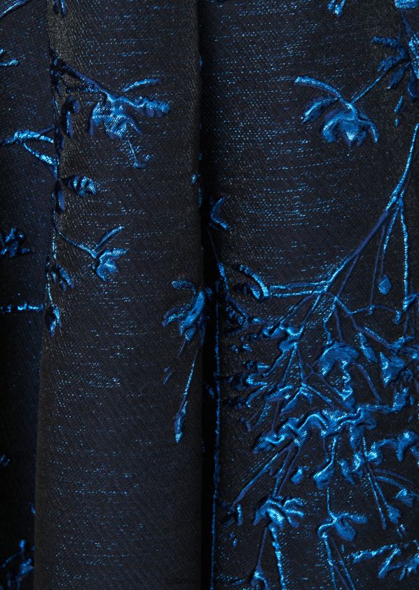8NNJJV248 Kleidung Enzianblau Frauen Talbot Runhof Cocktailkleid Korbut10