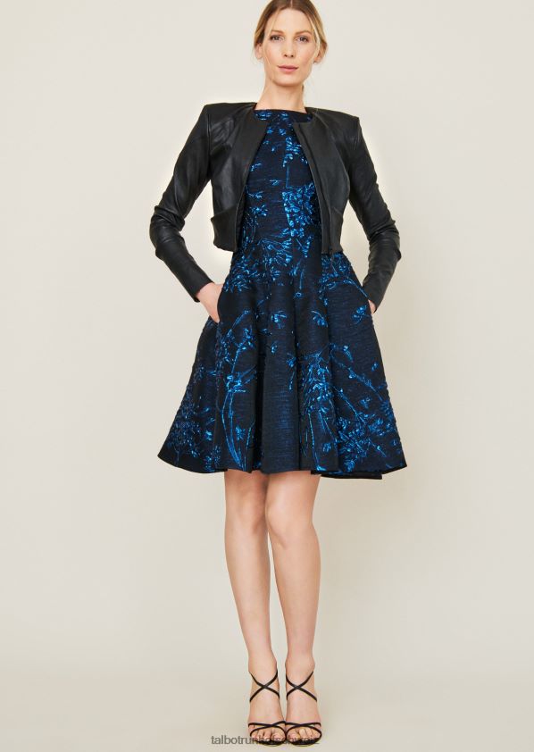 8NNJJV248 Kleidung Enzianblau Frauen Talbot Runhof Cocktailkleid Korbut10