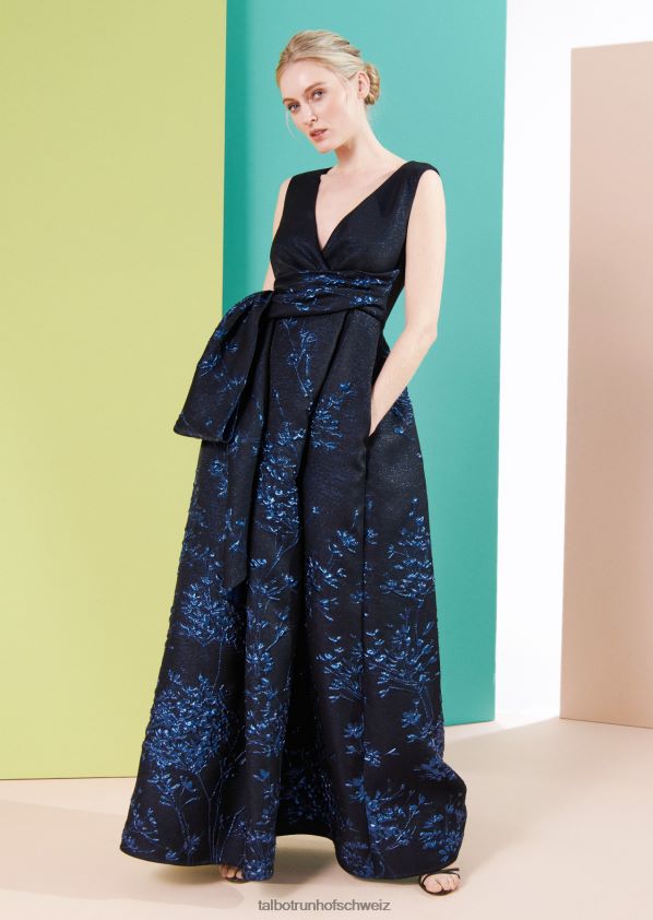 8NNJJV100 Kleidung Enzianblau Frauen Talbot Runhof Ballkleid godleik2